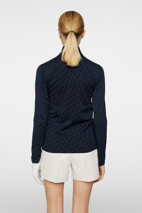 Actual product image J. Lindeberg Nancy Seamless Mid Layer Damen Navy (L)
