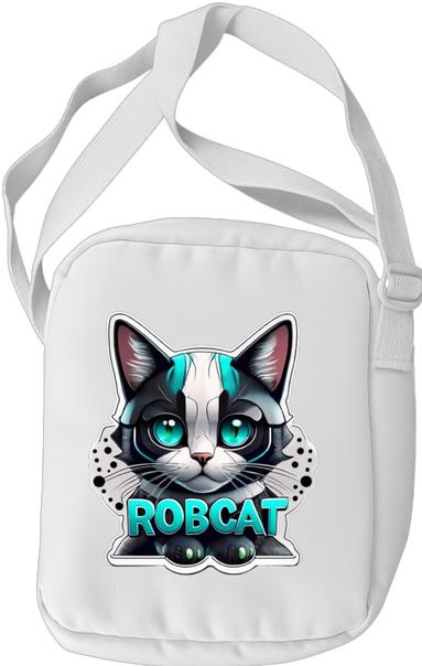 Produktbild Bügelbilder Schulrucksack-Set Robocat