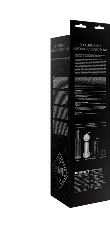 Actual product image Doc Johnson Rechargeable Automatic Cyber Pump with Sleeve
