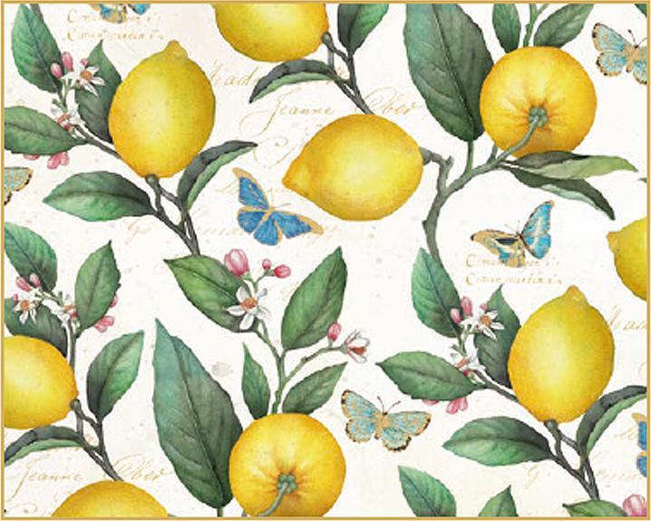 Immagine prodotto Kartos Geschenkpapier Lemon Tree 68x98cm (Carta da regalo)