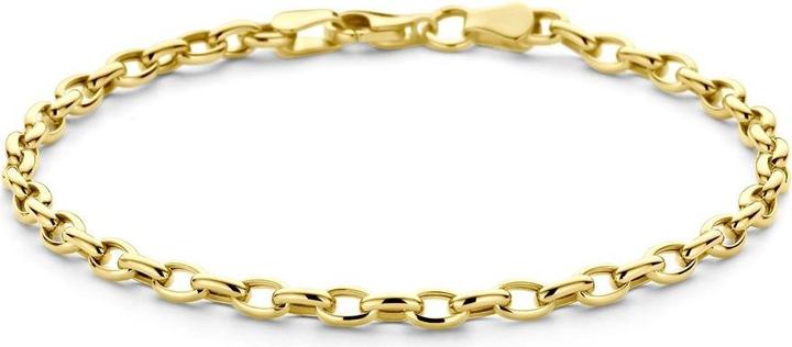 Marie Celeste bracelet anchor 3.5 mm 18.5 cm - Goud (18.50 cm, Gold)
