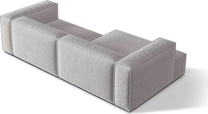 Actual product image Micadoni Modular Left Corner Sofa, "Nuria", 4 Seats, 147x292x72 Made in Europe (Corner sofa, Modular sofa)