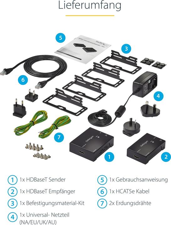 Actual product image StarTech Extends an HDMI signal over Cat5 UTP (Extender)
