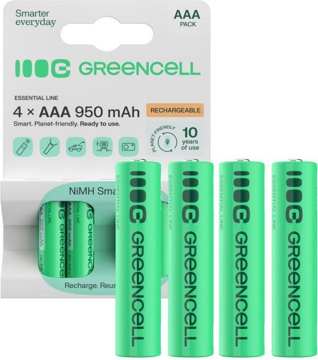 Actual product image GreenCell GR03 (4 pcs., AAA, 950 mAh)