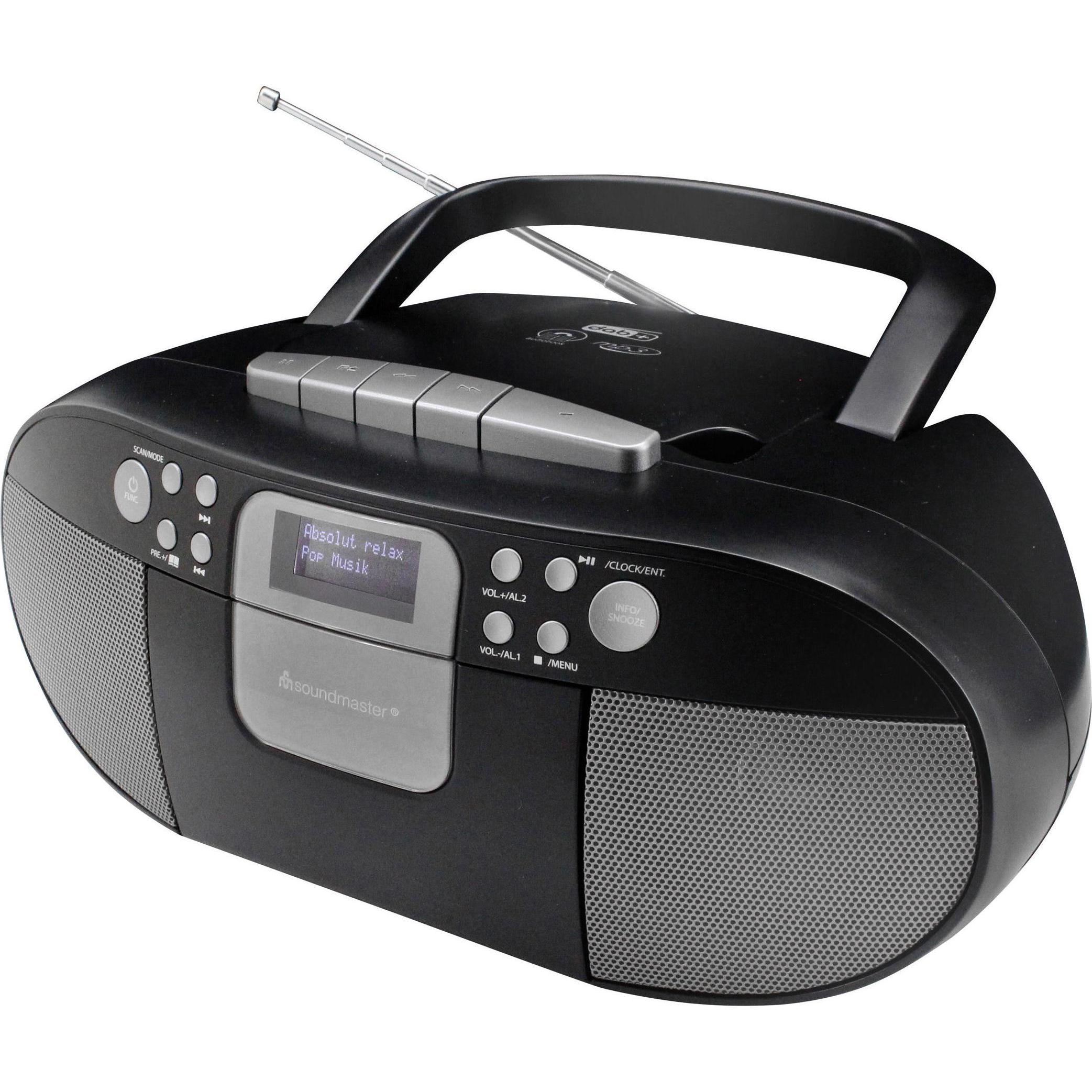 Soundmaster SCD7800 (FM, DAB+), Radio, Schwarz