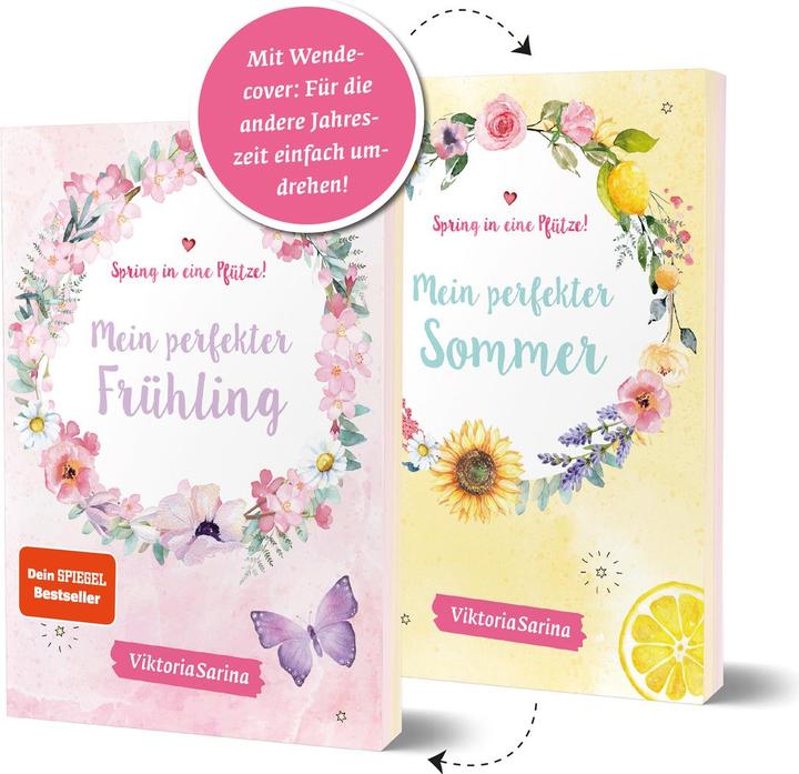 Image du produit Spring in eine Pfütze! Mein perfekter Frühling/ Mein perfekter Sommer. Wendebuch (Allemand, Victoriasarina, 2021)