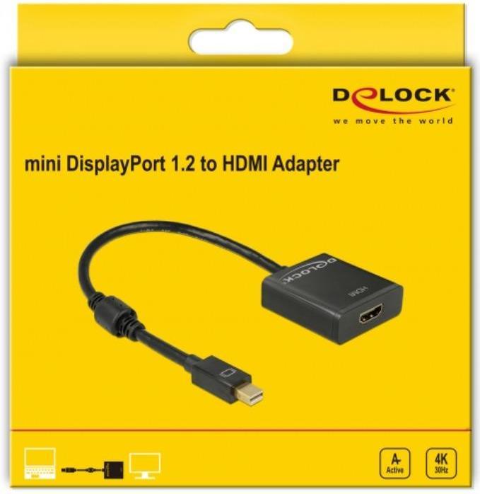 Produktbild Delock 62611 Mini DP zu (HDMI, 16 cm)