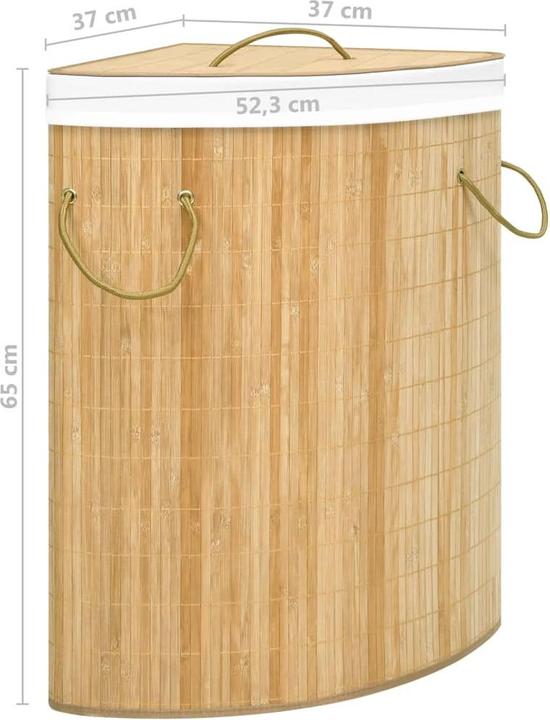 Produktbild vidaXL Eck-Wäschekorb (60 l)