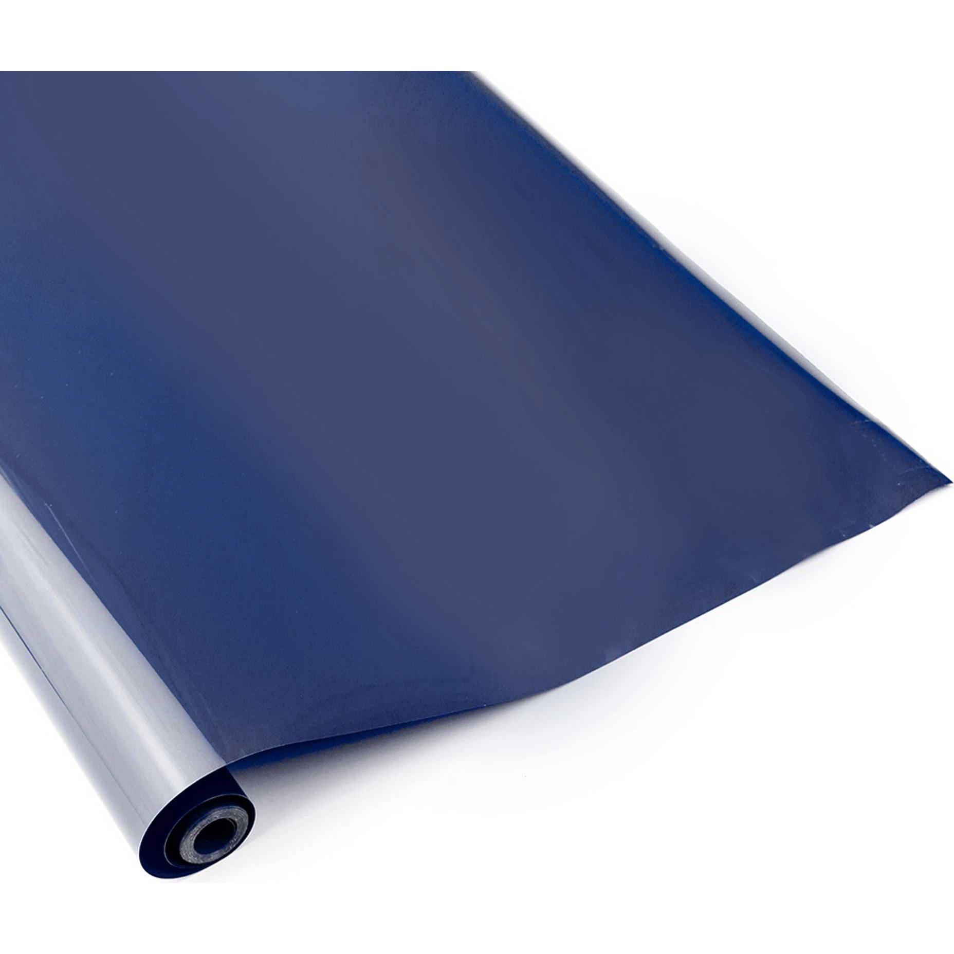 Planet-Hobby Bügelfolie Navy Blau 5 Meter