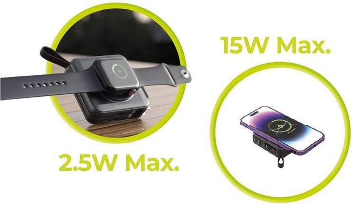 Image du produit Mobile Origin Powerbank & Travel Charger Lightning/USB-C Cable MagSafe AW/iPhone Compatible black Powerbank -... (10000 mAh)