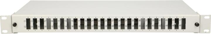 Extralink 48 Core Fibre Optic Patch Panel Grey Duplex Holes (48 ports)