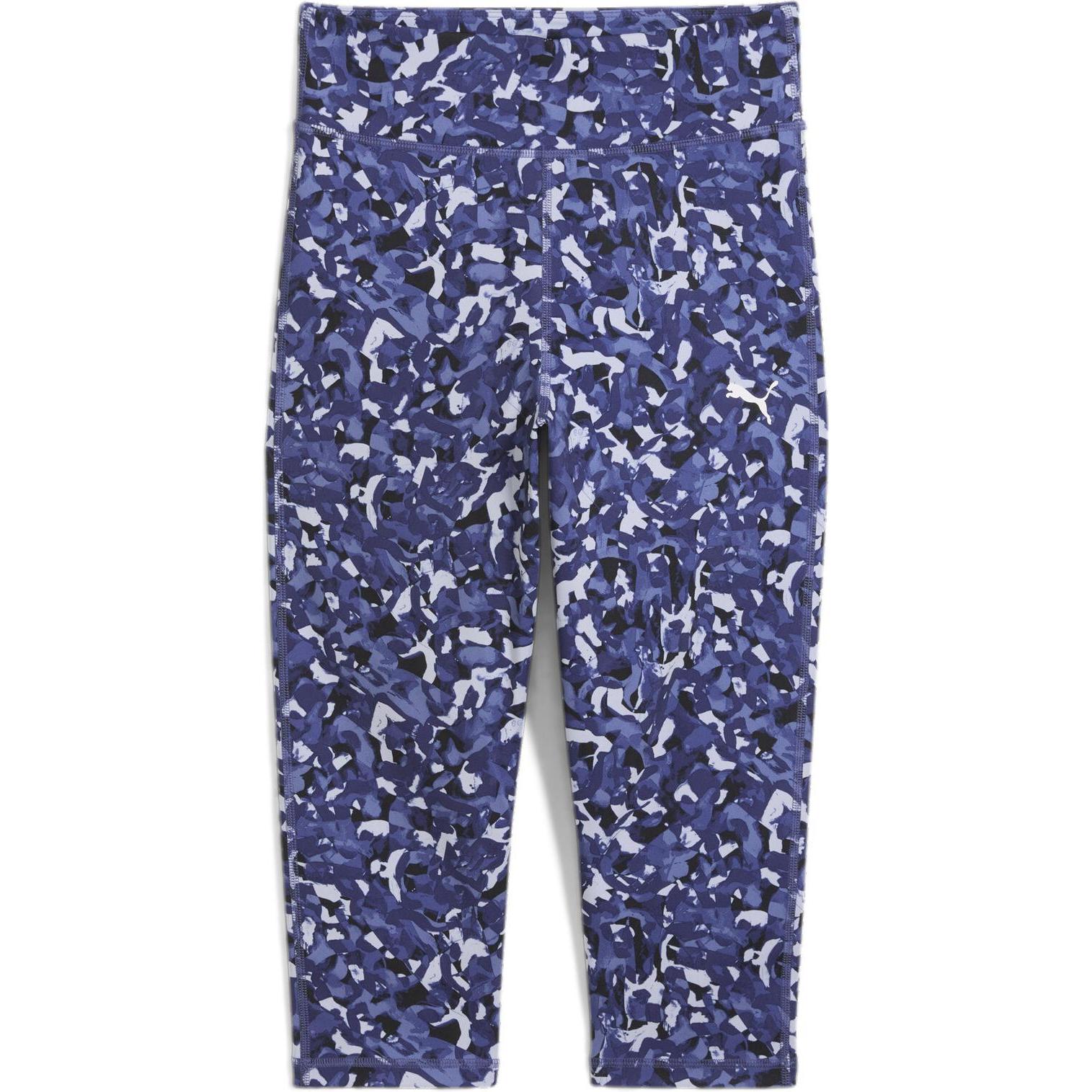 Puma, Mädchen, Tights, TAD ESS AOP High Waist ¾ Tight G (176), Blau, 176