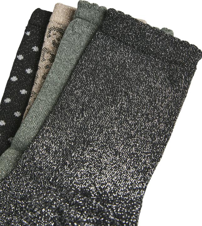 Produktbild Pieces Pcsebby Glitter Long 4-Pack Mix Noos Bc (4er Pack, One Size)