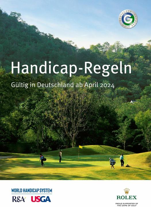 Produktbild Handicap-Regeln (Deutsch, Wiesbaden Deutscher Golf Verband e. V., 2024)