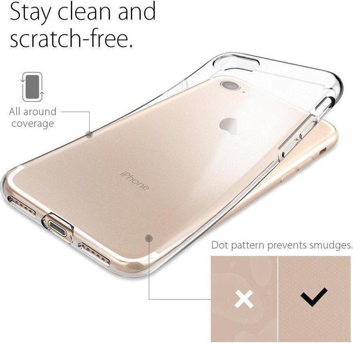 Actual product image Spigen Liquid Crystal (Apple iPhone SE (2nd Gen), Apple iPhone SE (3rd Gen))