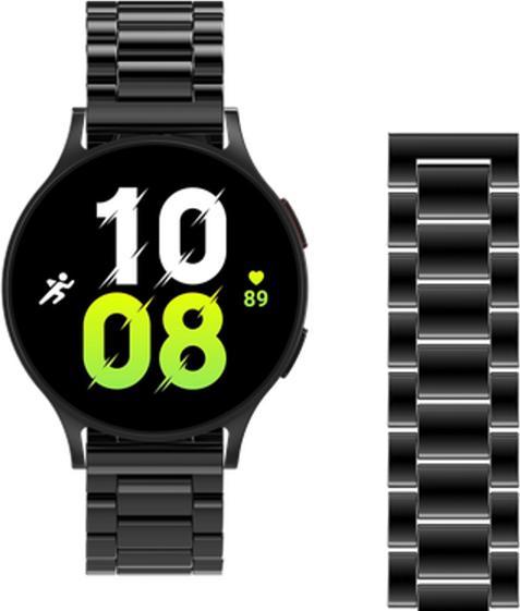 Actual product image Just in Case PrimeSteel Strap - Galaxy Watch 20mm - Black (20 mm, Stainless steel)