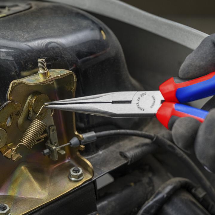 Produktbild Knipex Flachrundzange mit Schneide (200 mm)