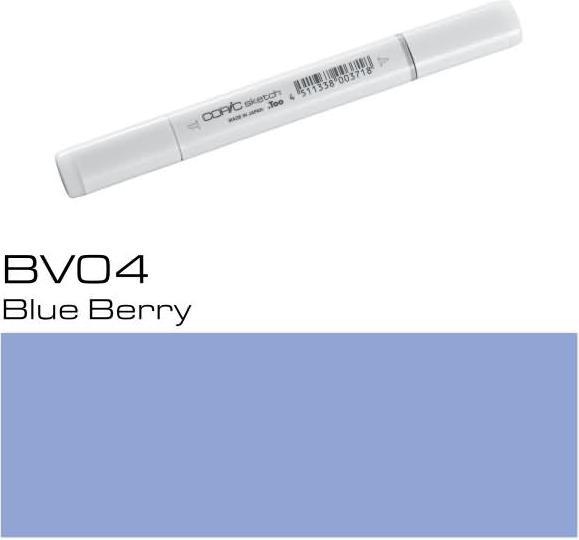 Image du produit Copic Sketch type BV - 04 (BV04 - Blue Berry, 1 x)