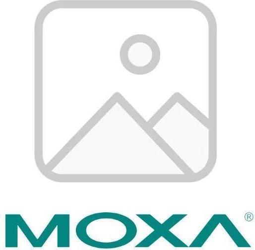 Actual product image Moxa A-coded female M12-to-5-pin DB9 console cable, black, IP67-rated, 1.5 m