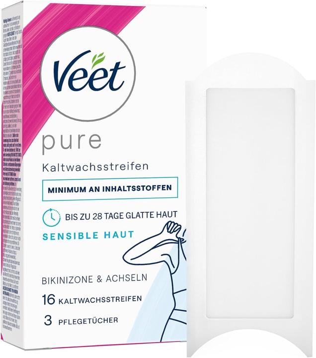 Immagine prodotto Veet Confezione da 6 strisce di cera a freddo (8 ml, 6 x)