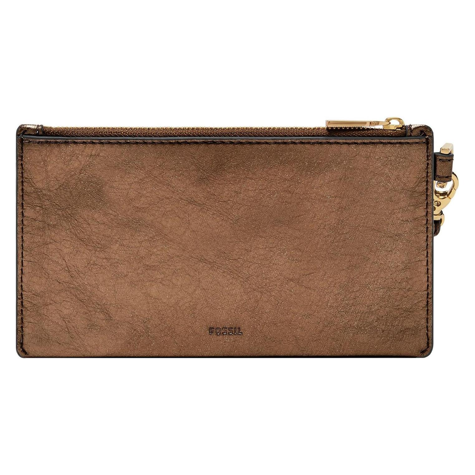 Fossil, Damen, Handtasche, Gift Wristlet, Bronze
