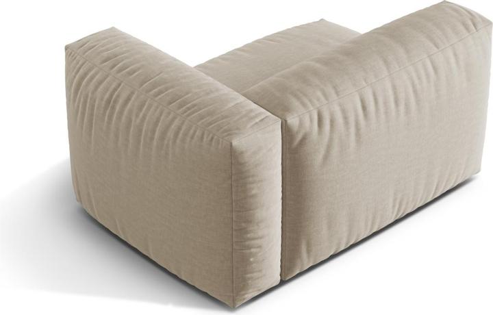 Image du produit Micadoni Chauffeuse Droit, "Martina", 1 Place, 121x106x75 Fabriqué en Europe (Canapé modulaire, 1 place)