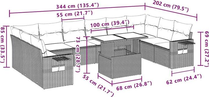 Produktbild vidaXL Tripp