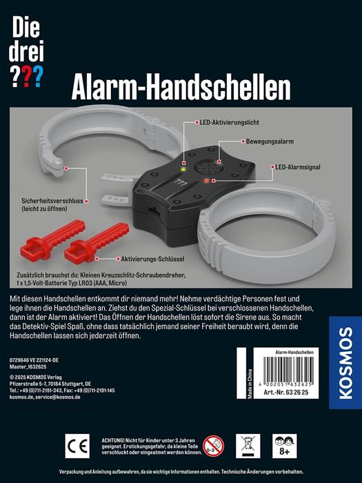Actual product image Kosmos Die Drei??? - Alarm-Handschellen