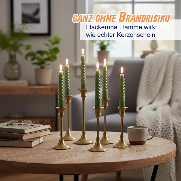 Actual product image Relaxdays 6x LED tapers (6x)