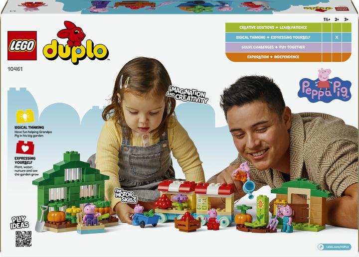 Actual product image LEGO PeppaPig Grandad's Garden&Greenhouse (10461)