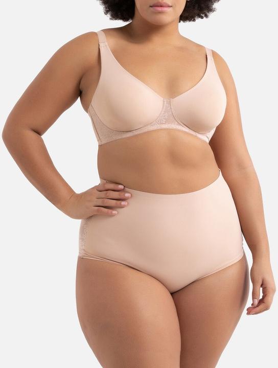 Produktbild La Redoute Collections Minimizer-BH aus Mikrofaser und Spitze (85 C)