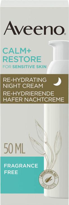 Image du produit Aveeno Calm+Rest Re Hyd Cr de nuit Ha 500ml (50 ml, Crème de nuit)