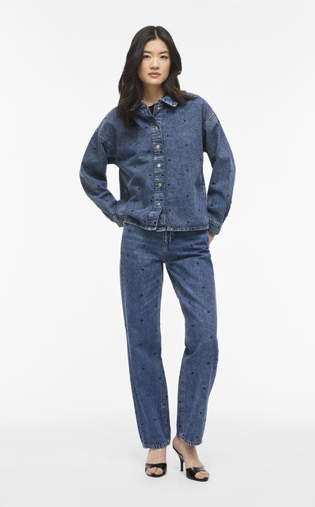 Immagine prodotto Vila VICREEK Print Jeanshemd (38)