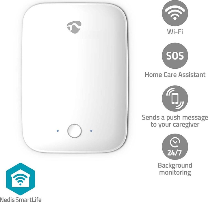 Produktbild Nedis Bewegungsmelder Wi-Fi | Erfassungsbereich: 7 m | Effektives Sichtfeld (horizontal): ±45° | Eff (7 m)