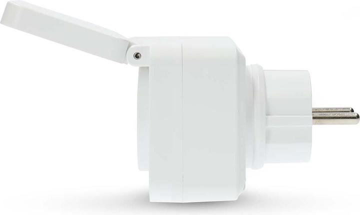 Actual product image Nedis SmartLife Smart plug Wi-Fi | IP44 | Power meter | 3680 W | France / Type E (CEE 7/6)