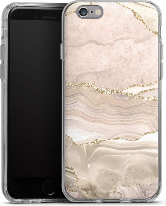 Produktbild DeinDesign Silikon Hülle für Apple iPhone 6 Handyhülle Case Smartphone Schutzhülle Glitzer Look Marmor Utart (Apple iPhone 6)