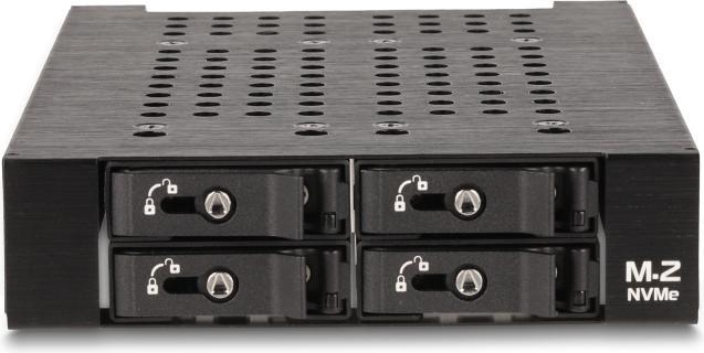 Actual product image Delock 3.5? Removable rack for 4 x M.2 NVMe SSD with OcuLink S