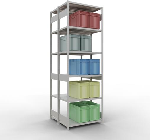 Actual product image Schulte Lagertechnik Double basic shelf MULTIplus250