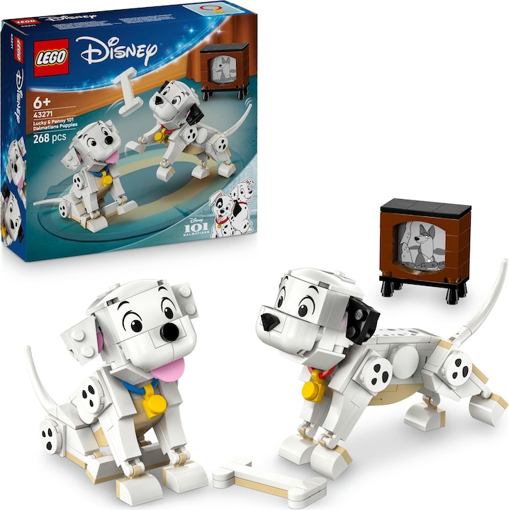 Produktbild LEGO Die Welpen Lucky und Penny aus 101 Dalmatiner (43271, LEGO Disney)