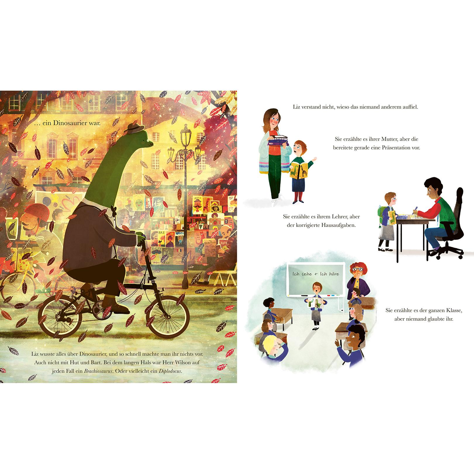 Thumbnail - Der Dinosaurier von nebenan, Kinderbücher von David Litchfield, Kathrin Köller