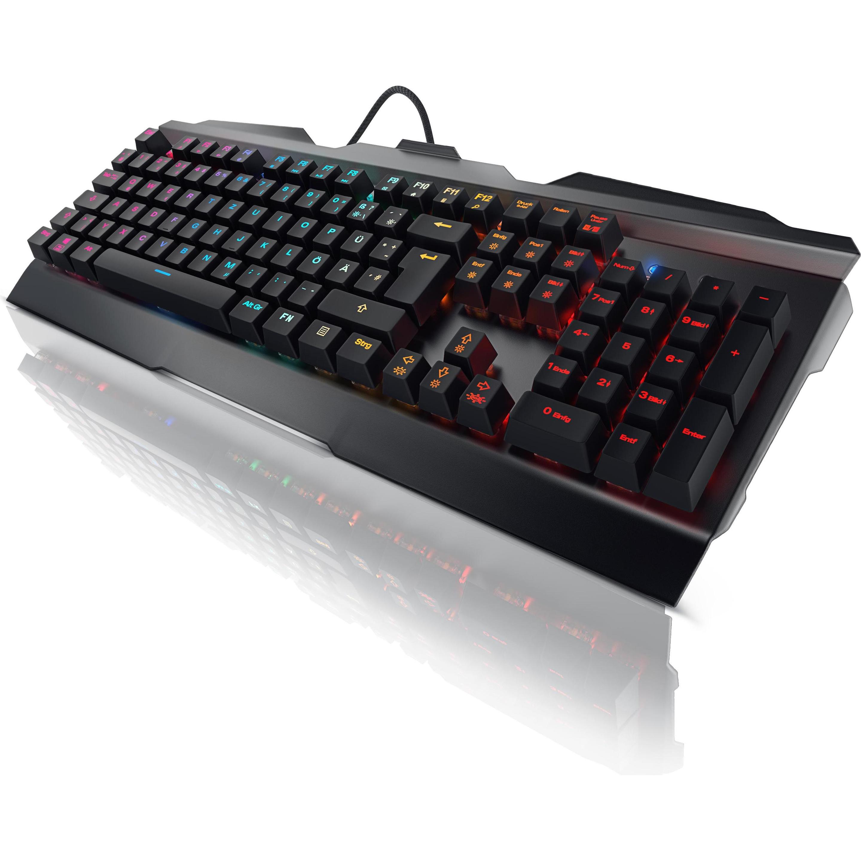 Thumbnail - Titanwolf Gaming Tastatur (DE, Kabelgebunden), Tastatur, Grau