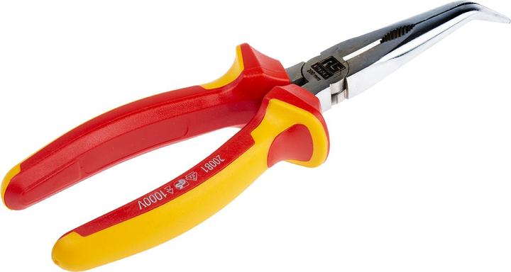 Produktbild RS PRO 200 mm Insulated Bent Long Nose Pliers (195 mm)