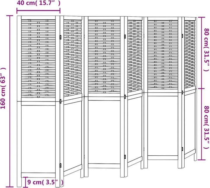 Immagine prodotto vidaXL Paravent