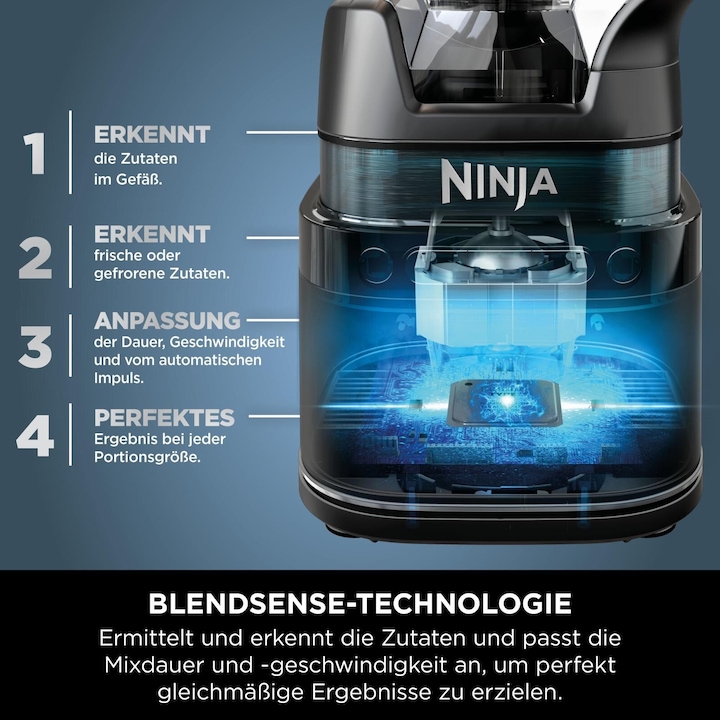Immagine prodotto Ninja Miscelatore a colonna Foodi TB301EU (Spina UE, 1200 W)