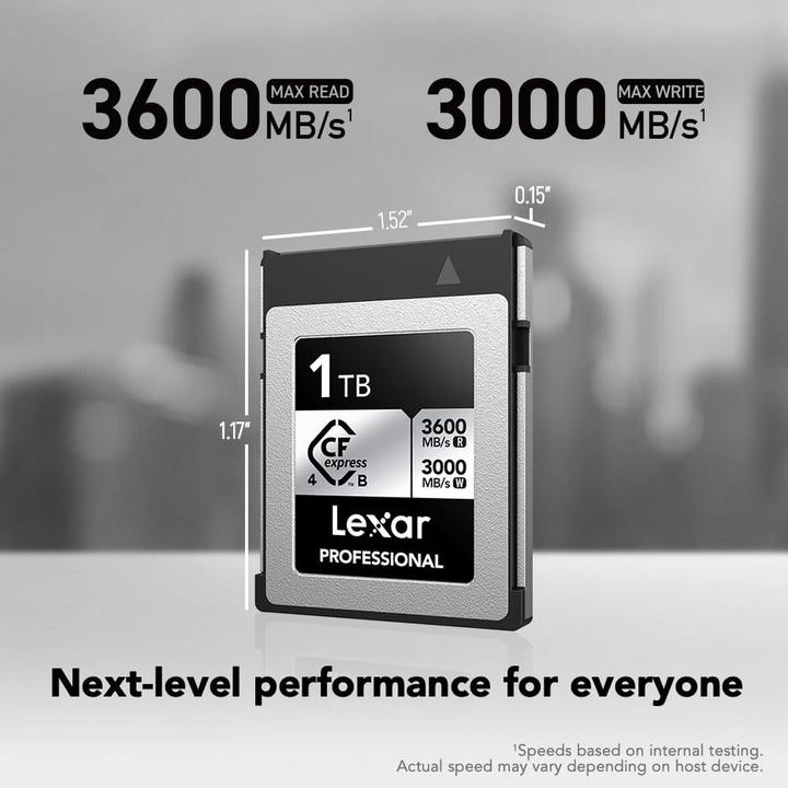 Produktbild Lexar Professional Silver (1000 GB, CFexpress Typ B)