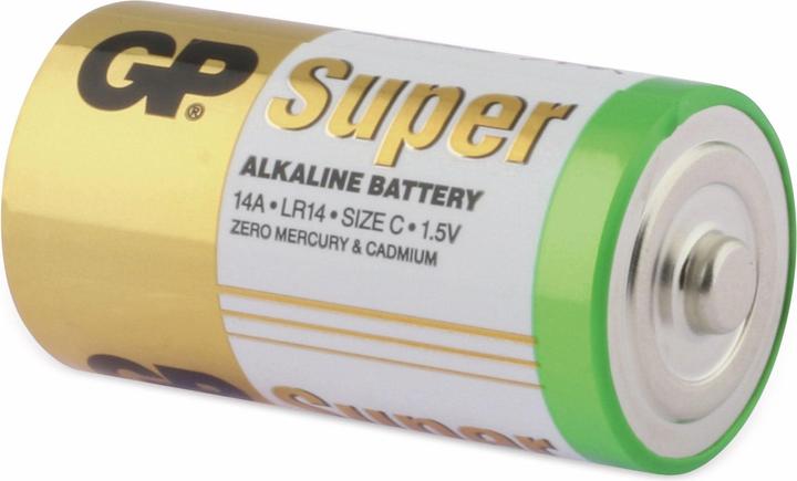 Produktbild GP Batteries 1x2 Super Alkaline 1,5V C Baby LR14 (2 Stk., C, 1400 mAh)