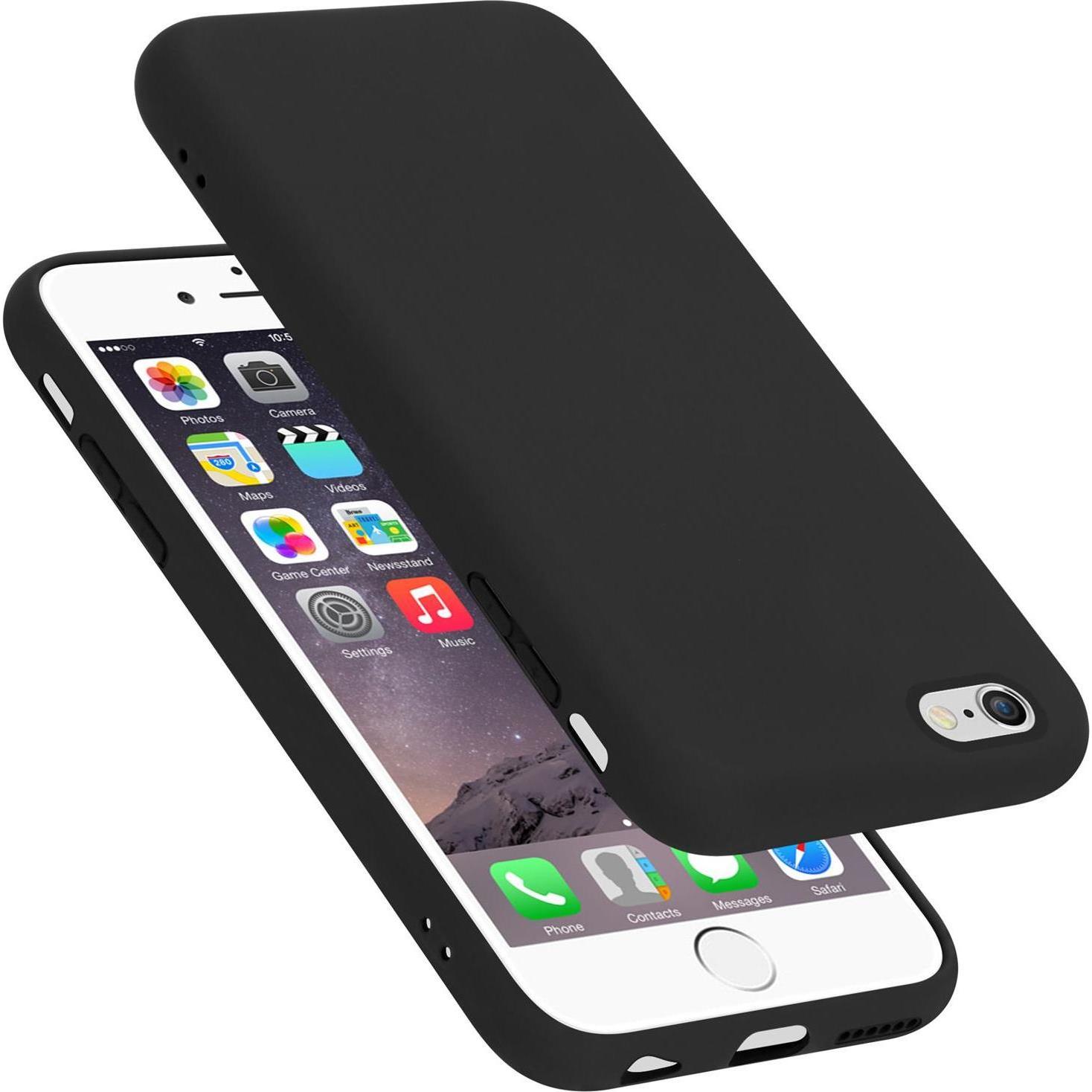 Thumbnail - Cadorabo TPU Liquid Silicone Case Cover (Apple iPhone 6 Plus), Smartphone Hülle, Schwarz