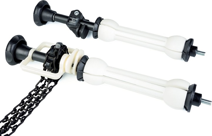 Image du produit Manfrotto Kit de roulement pour fonds avec chaîne en métal rouge (100 cm)