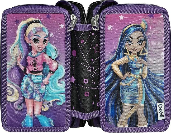Produktbild Undercover Monster High - Federmäppchen mit 3 Fächern - 30-teilig