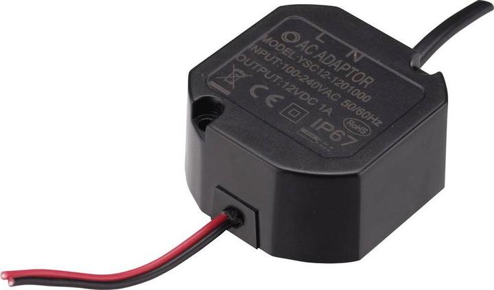 Dehner Elektronik YSC 12-120100 AC/DC ingebouwde voeding 1 A 12 W 12 V/DC Stabilisie (Overspanningsbeveiliging adapter)